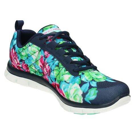 skechers floral print sneakers